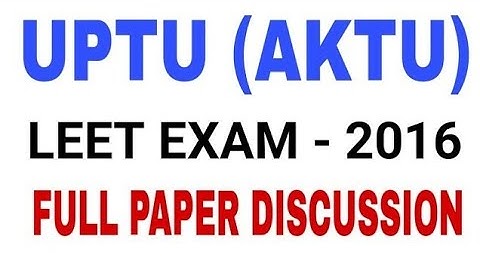 CURRENT/UPDATE LET PAPER-2016 | full paper discussion