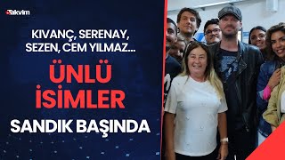 Serenay, Kıvanç, Sezen... Ünlü isimler sandık başına gitti