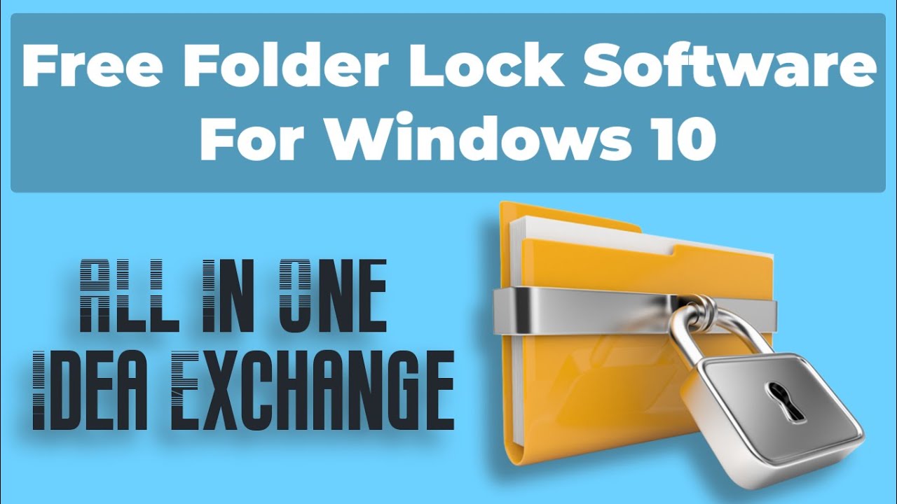 free folder lock windows 10