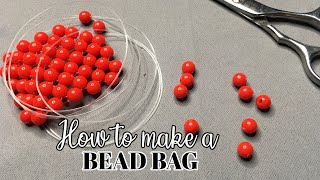 HOW TO MAKE A BEAD BAG PART 1 || CUTE RED BAG DESIGN || TRENDY BEAD BAGS \/\/ BY WINNIE