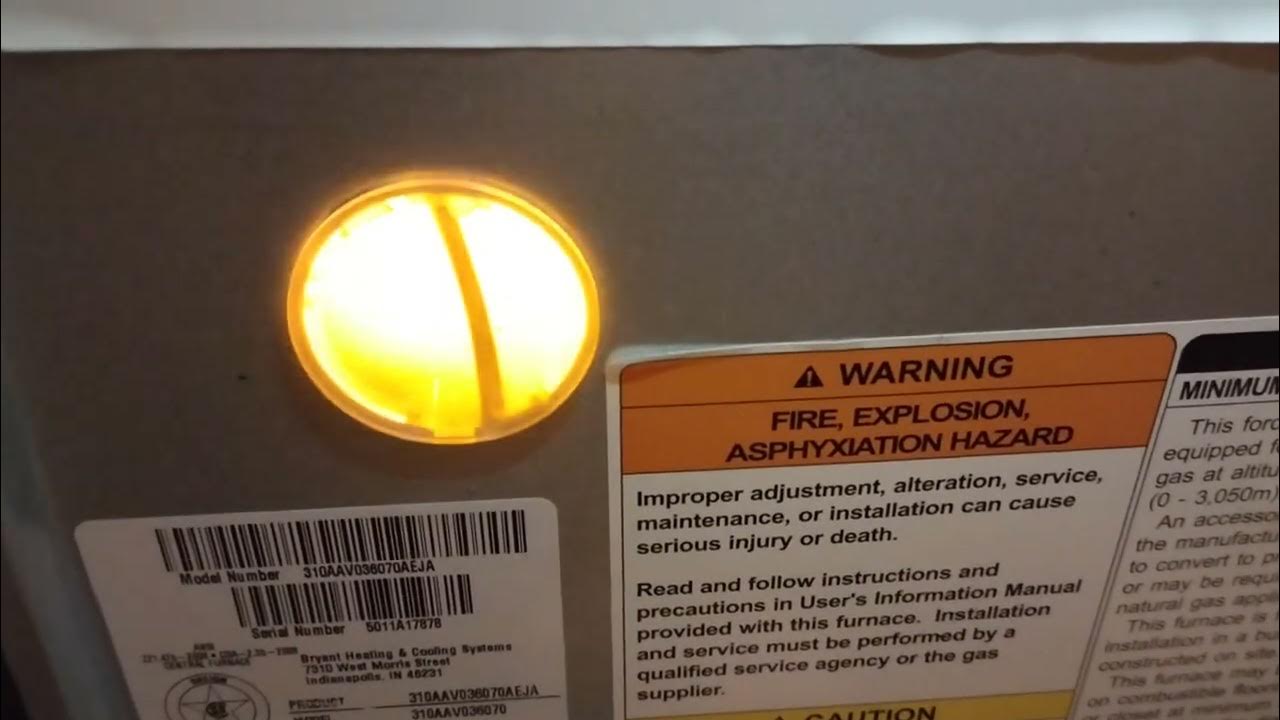Bryant furnace code 13 YouTube