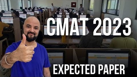 CMAT 2023 Expected Paper! Must Solve!! 2 Days to CMAT 2023