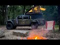 Jeep gladiator with gfc solo overnight camping