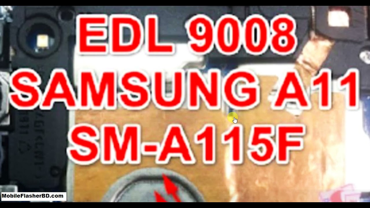 Samsung Galaxy A11 SM-A115F EDL Test Point Reboot Into EDL Mode #GSM