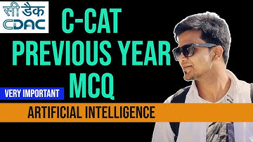 C-CAT Previous Year MCQ for Artificial Intelligence || Section-B || CDAC Entrance Exam