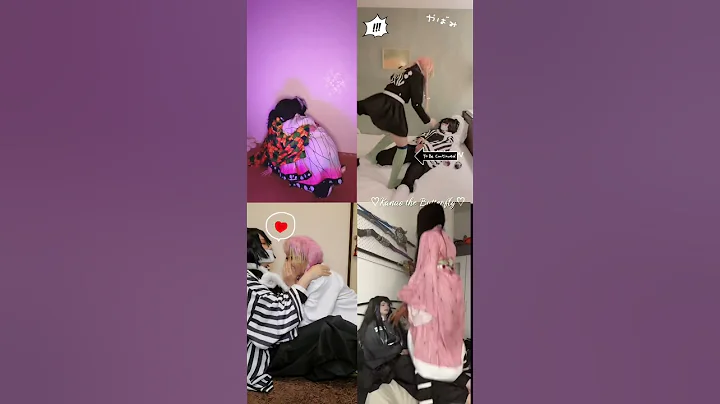 They're all so cute ❤️ #demonslayer #cosplay #giyuu #shinobu #mitsuri #obanai #nezuko #muichiro