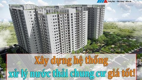 Hệ thống xử lý nước thải chung cư || Mô hình 3D
