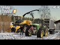 Feeding animals & harvesting poplar w/ @kedex  | Contractor Jobs | Farming Simulator 19 | Episode 3