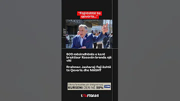 Jasharaj Me Kritika Për Qeverinë Dhe Ministrinë E Arsimit 