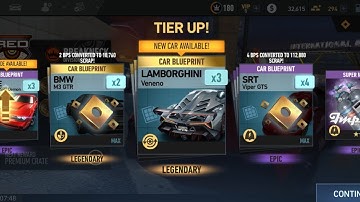 5x Premium Crate • NFS: No Limits Bugatti Divo Underground Rivals RedEye