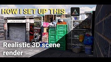 Timelapse of this 3D scene realistic renders in Prisma 3D
