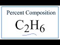 Percent Composition and Molar Mass of C2H6