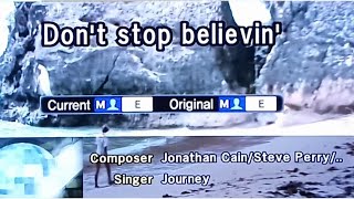 DON'T STOP BELIEVIN' Journey 🎵Karaoke Version🎵