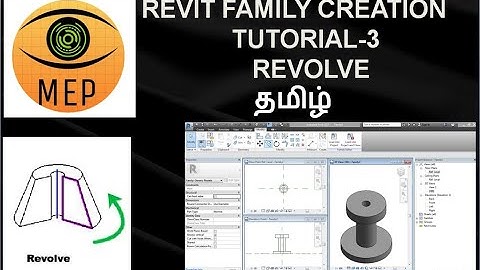 REVIT FAMILY CREATION TUTORIAL-3 REVOLVE