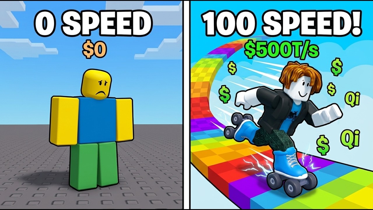 How Much Speed Can I Get In 30 Minutes? | Roller for Brainrots