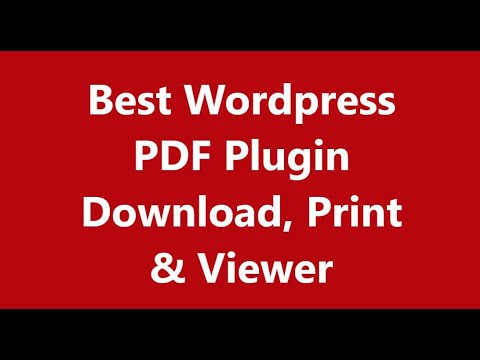 คู่มือ wordpress pdf  2022 New  Best WordPress PDF Plugin Download, Print \u0026 Viewer