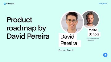Product roadmap template by David Pereira
