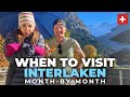 Best Time To Visit Interlaken, Switzerland | Switzerland Weather, Swiss Train Passes, Airbnbs