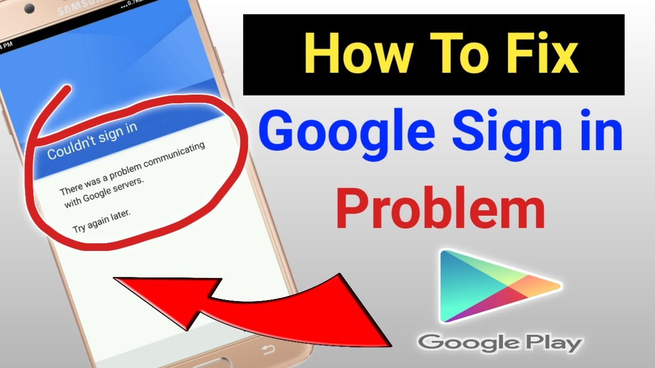 How to Fix There was a problem communicating with Google servers