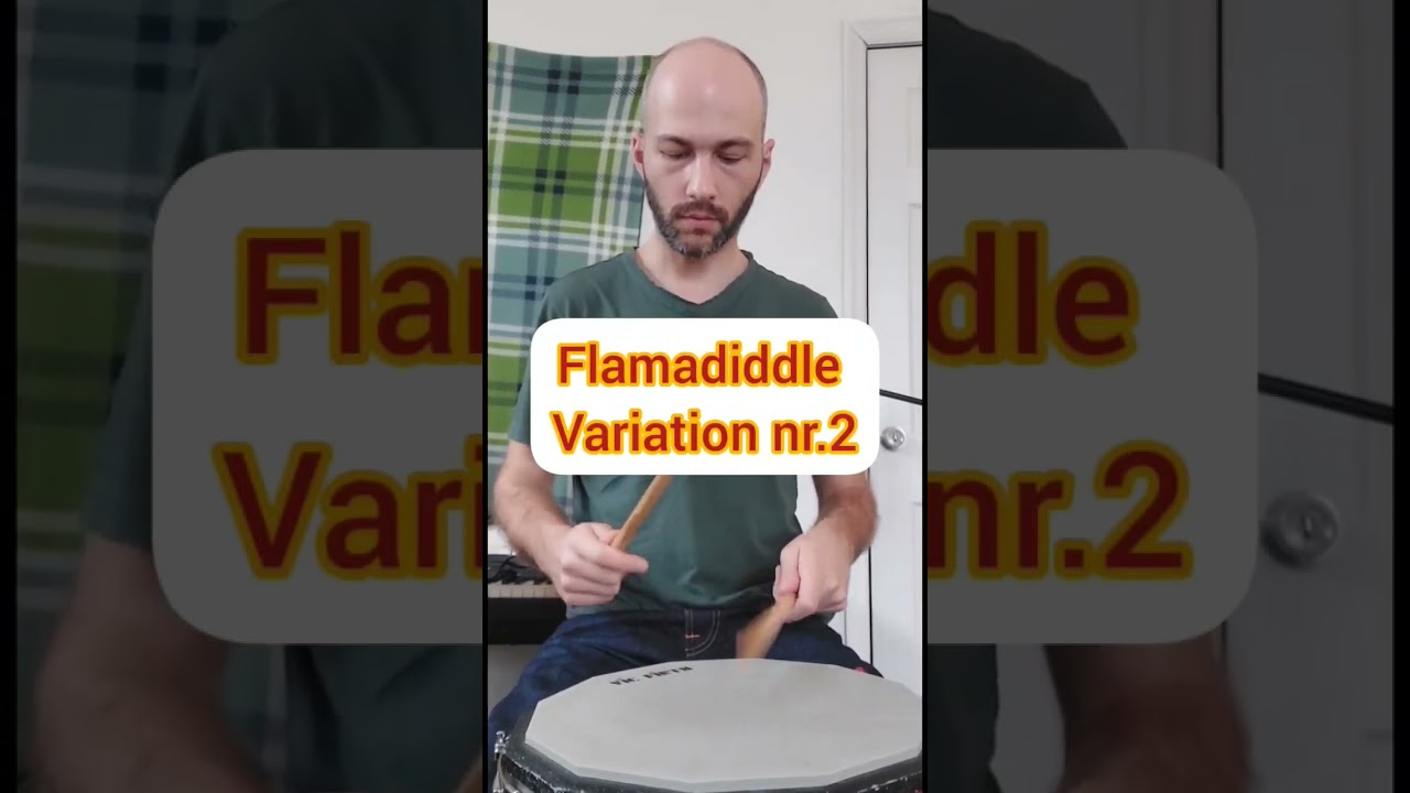 Drum Rudiments! Flamadiddle Variation nr.2!