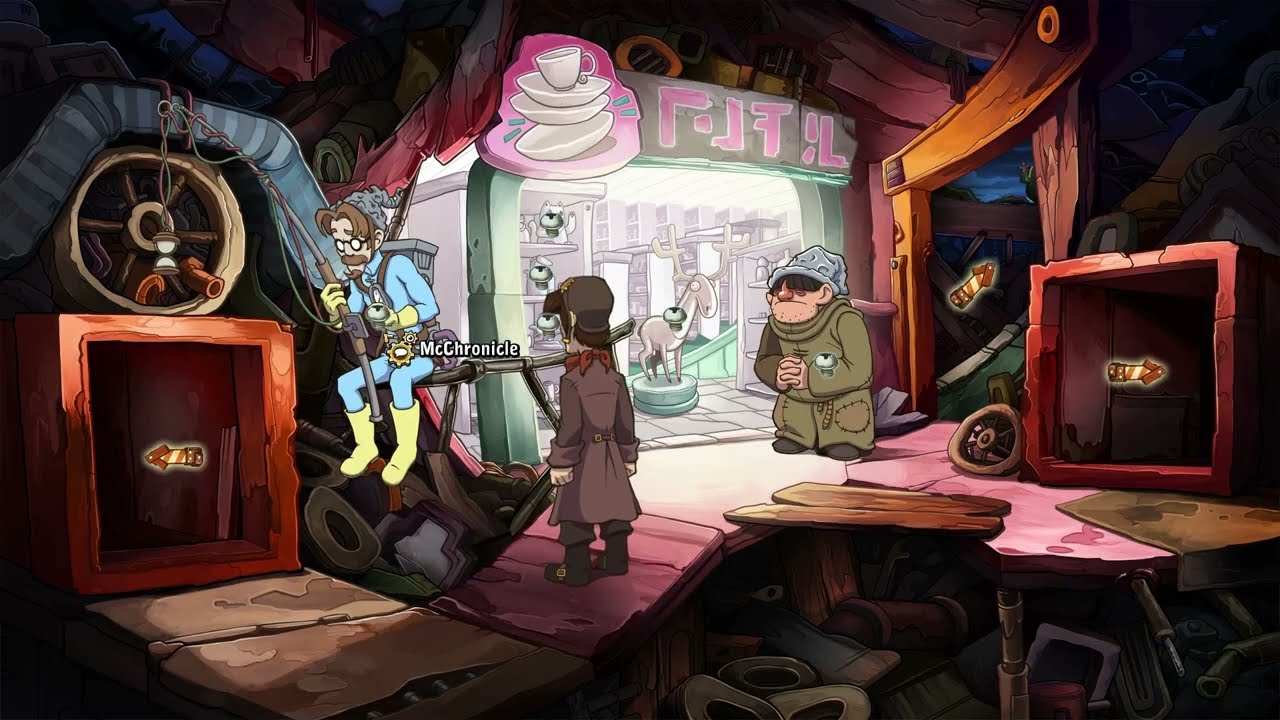 Deponia Doomsday Full Walkthrough Part 8 - Very Past Kuvaq 