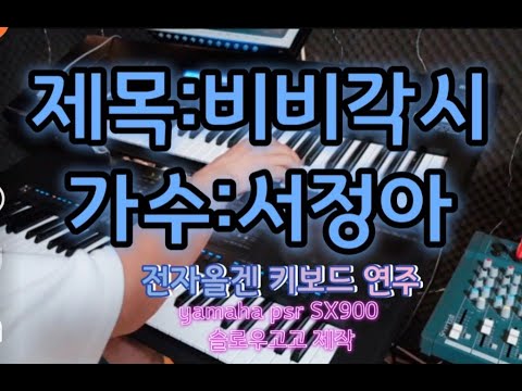 전자올겐 비비각시/서정아 리얼드럼사운드 비수연주 비수리듬 Yamaha PSR SX900