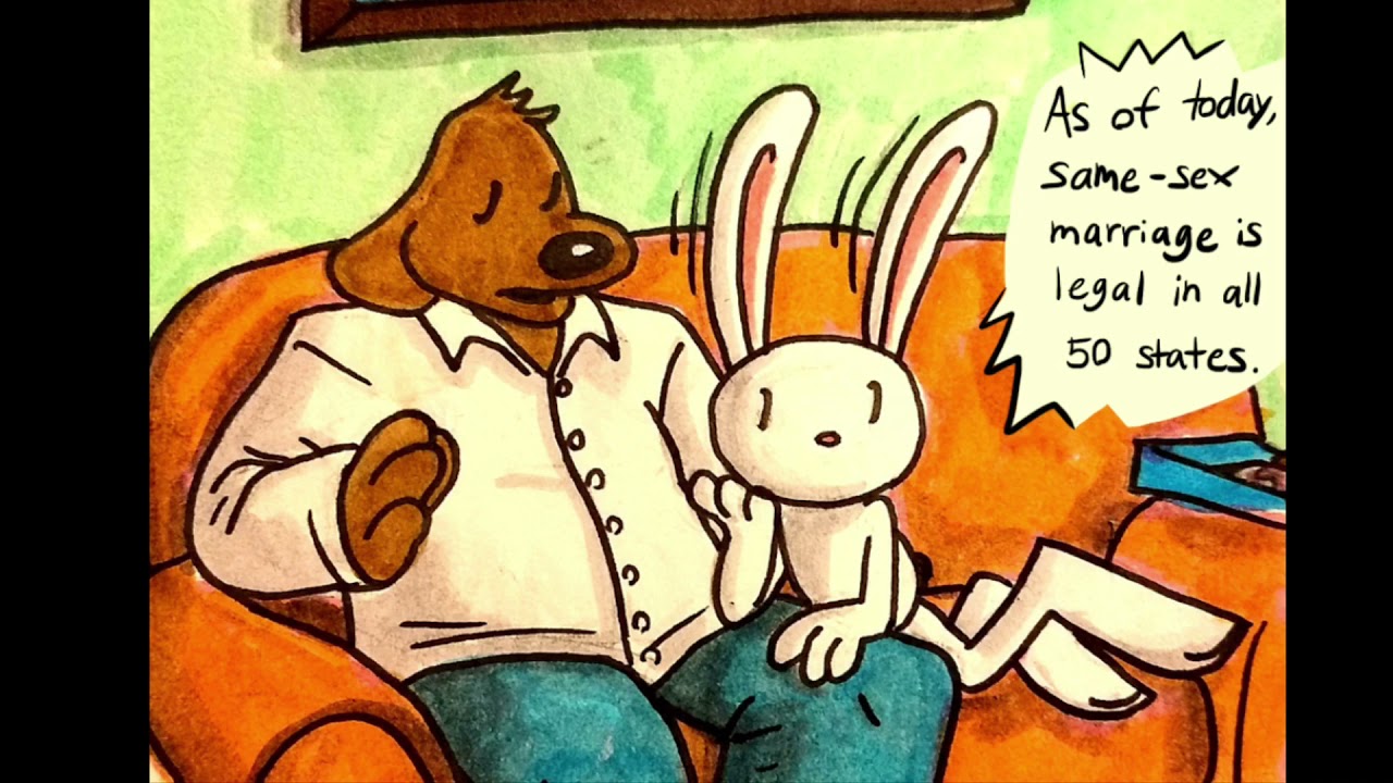 "When Gay Marriage became Legal" (SAM & MAX COMIC DUB)