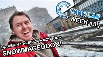 | THE ROAD TO CODE | Week 13: Nodemon + Webpack + Mongod | CodeClan Edinburgh |