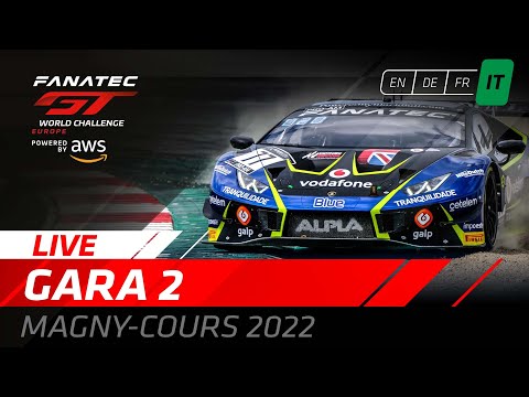 LIVE | Gara  2 | Magny Cours | Fanatec GT World Challenge Powered by AWS 2022 (Italian)