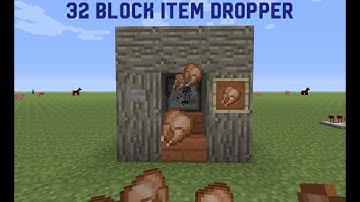Minecraft 32 Block Item Dropper