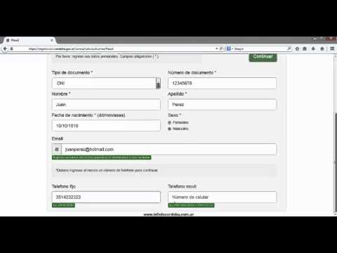 Tramitar DNI por Internet en Córdoba (Tutorial para Registro Civil Online)