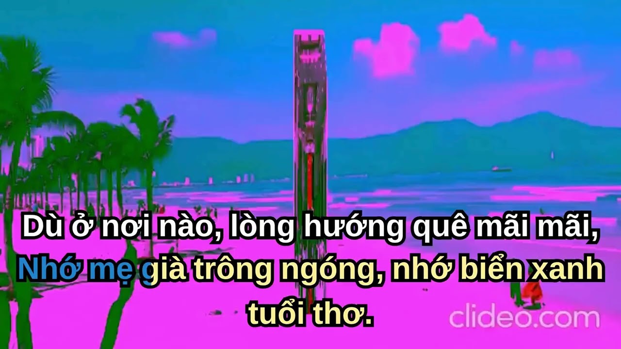 karaoke NGƯỜI QUẢNG NGÃI NƠI ĐẤT KHÁCH   Vương Quang Vũ