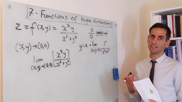 7.3 - Limits for functions of more than one variable: showing they do not exist