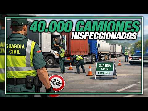 🚛 La GUARDIA CIVIL ha revisado más de 40.000 CAMIONES