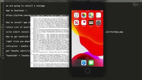 How to install app on iOS Simulator Device