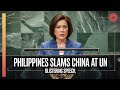 Breaking: Philippines Seeks UN Security Council Seat, Slams China in Blistering Speech