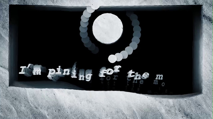 Nightswimming Lyric Video version - Lyric Video performance video thumbnail