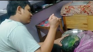 Summer me watermelon ka maza lete hue hum sab | Watch till end 😁🍉 |