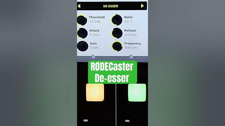 RØDECaster De-esser Setting  #rodecasterpro #podcast #rodecasterproii