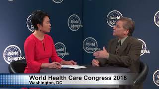 In the whcc18 interview zone with mabel jong (@mabeljong) at 15th
annual world health care congress, april 29 - may 2, 2018 washington,
dc:robert gall...