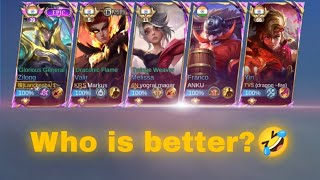 Play with pro random guy😊 who is better!! (Nop Zilong)🤣
