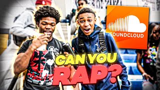 Exposing SoundCloud Rappers | Can You Rap? High School Edition 😱🎤 | Freestyles and Rap Battles🗣️