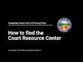 Find The Resource Center (in the Justice Center)