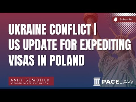 Us Embassy Warsaw - Ukraine Conflict | US Update For Expediting Visas In Poland