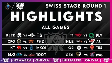 Worlds Highlights ALL GAMES Day 1 | Worlds Swiss Stage 2025