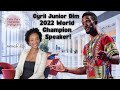 A Conversation With Cyril Junior Dim, The Youngest World Champion Of Public Speaking!