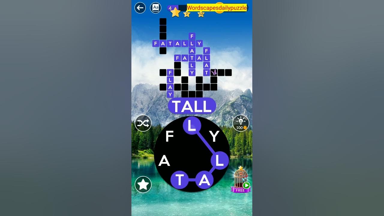 WORDSCAPES Daily Puzzle April 23, 2024 YouTube