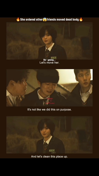 🔥She moved😱his friends dead body🔥#blackout#kdrama#byunyohan#kobogyeol#ytshorts#short