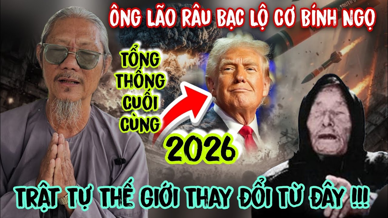 Ông Lão Râu Bạc Lộ Cơ Bính Ngọ Vàng Tăng Phi Mã Trật Tự Thế Giới Thay Đổi Nge Ớn Lạnh | Lâm An Giang
