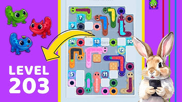 Gecko Out Level 203 Solution Walkthrough